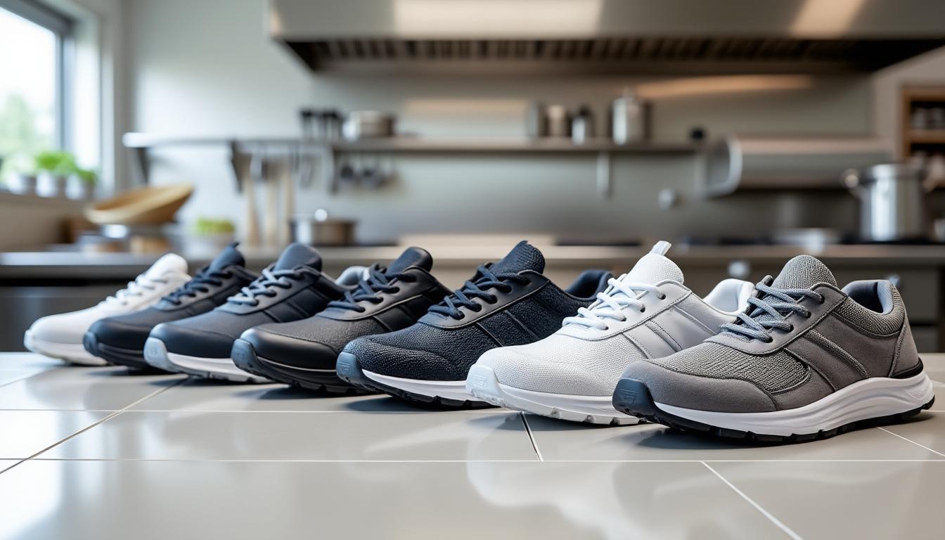 découvrez notre guide complet sur les chaussures de sécurité pour la cuisine : modèles adaptés, normes indispensables et conseils pratiques pour bien choisir vos chaussures de travail.