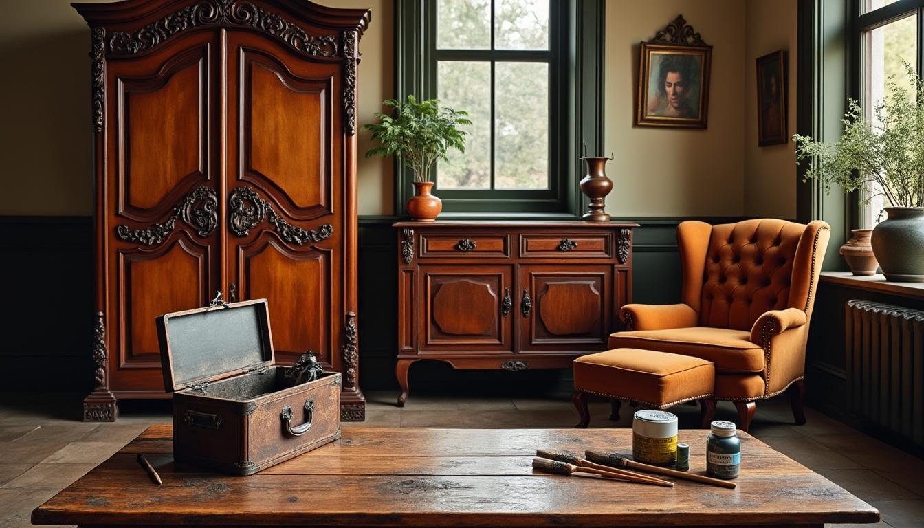 découvrez notre guide complet pour acheter, restaurer et valoriser vos meubles anciens et mobiliers vintage, alliant charme d’antan et élégance intemporelle.